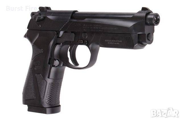 Пистолет Umarex Beretta 92 реплика 6 мм. спрингов, снимка 4 - Въздушно оръжие - 46773860