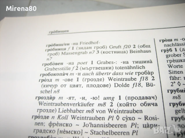 Българско-немски речник - 2003 г., снимка 6 - Чуждоезиково обучение, речници - 50813818