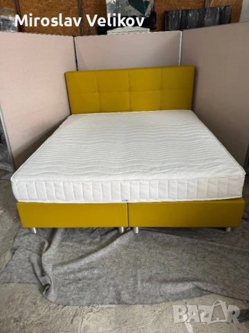 Спалня 180/200 с матрак и топ матрак в перфектно състояние без забележки  , снимка 3 - Спални и легла - 54145173