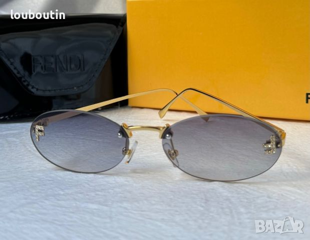 Fendi Дамски слънчеви очила елипса овални 4 цвята, снимка 3 - Слънчеви и диоптрични очила - 45276583