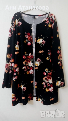 2/3XL Флорална жилетка 