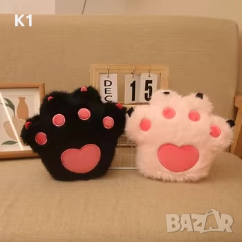 Плюшена играчка котешка лапа 30см, Cat Paw Taba 