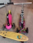2 тротинетки + пениборд за деца , снимка 1