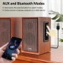 40W Bluetooth дървени компютърни високоговорители 2.0 със силен бас, снимка 4