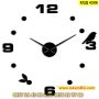 Голям 3D стенен часовник за декорация за дома - модел 4206 - КОД 4206, снимка 7