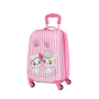 Комплект куфар и раница, За деца, Котета, Розов, снимка 4
