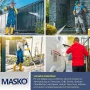 MASKO® Водоструйка 2200 вата 165 бара 450 л/ч, с макара за маркуч 10 м маркуч, снимка 2