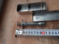 Стара стъклена спринцовка инжекция 19 век с мет. кутия, снимка 6