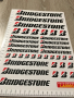 Bridgestone стикери - 1 лист А4, снимка 3