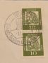 Стар пощенски плик с марки и печати Германия за КОЛЕКЦИЯ ДЕКОРАЦИЯ 26481, снимка 2