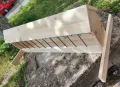 Дървена хранилка за кокошки и по-едри птици, снимка 2
