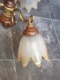 Старинен дървен полилей , снимка 2