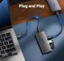 UGREEN USB C хъб 10Gbps, 4 порта, USB 3.2, 2 х USB-C 3.2 и 2 х USB-A 3.2, удължител на USB порт. USB, снимка 8