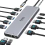 USB C докинг станция за два монитора, 13 в 1, снимка 7