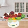 Дигитална кухненска везна, 5кг., купа, батерия, LCD екран, Бял, снимка 4