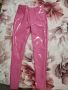 Розов латексов панталон с висока талия silvian heach , снимка 1 - Панталони - 45307030