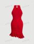 Лятна червена латино рокля , снимка 6