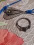 Комплект колие и пръстен сребро филигран, снимка 1 - Колиета, медальони, синджири - 45761105