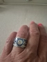 само днессребърен пръстен от 3 части, снимка 5