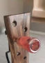🍷 Поставка / стойка за вино от орех , снимка 3