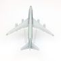 Бойнг 747 самолет модел макет Qatar Airways метален лайнер, снимка 3