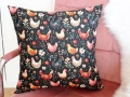 Възглавница с уникален принт на кокошка, снимка 8