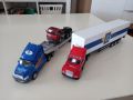 Камион, камиончета големи, метални, ТИР и платформа, ремаркета пластмасови, 35-36 см., снимка 2