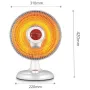Преносим настолен електрически нагревател + Функция вентилатор: DN2, снимка 4