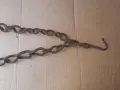 Стара верига за огнище от ковано желязо , здрава, снимка 2