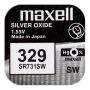 Сребърна батерия Maxell 329, SR731SW, снимка 2
