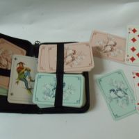 № 7565  стари малки карти -PATIENCE  - комплект - две тестета по 52 карти  - с калъфче, снимка 3 - Други ценни предмети - 45911854