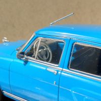 Ретро автомобил, GAZ – 21 VOLGA BLUE – 1959. Мащаб 1:24 см., снимка 15 - Колекции - 45160724