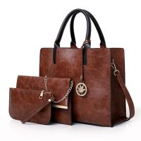 Комплект дамска чанта - отворена горна чанта, ръчна чанта, портфейл, 5цвята , снимка 4 - Чанти - 45159095