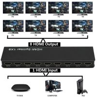 HDMI splitter 1X8 4K, снимка 4 - Плейъри, домашно кино, прожектори - 45526766
