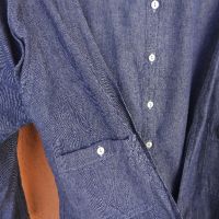 Винтидж ретро соц. дамска дънкова риза Левент 80-те (L/XL) 170 , снимка 7 - Ризи - 45388304