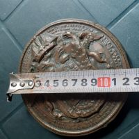 Голям плакет медал Кайзер Франц, снимка 6 - Антикварни и старинни предмети - 45918238