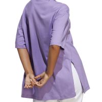 Дамска тениска ADIDAS Sportswear Dance Oversized Tee Purple, снимка 2 - Тениски - 46166042