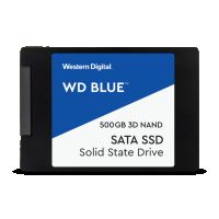 SSD 500GB, Western Digital Blue SA510, SATA 6Gb/s, 2.5"(6.35 cm), скорост на четене 560MB/s, снимка 1 - Твърди дискове - 45449674