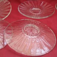  кристални десертни чинии  , снимка 3 - Антикварни и старинни предмети - 19008491