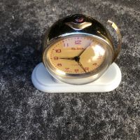 стар часовник - будилник "SLAVA" ГЛОБУС - USSR, снимка 2 - Антикварни и старинни предмети - 45089488