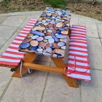 Градински пейки с маса за деца до 5г., снимка 9 - Градински мебели, декорация  - 45795478