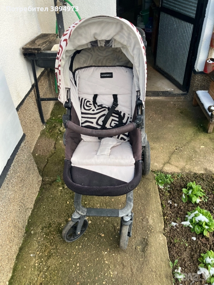 Бебешка количка със кошници, снимка 1
