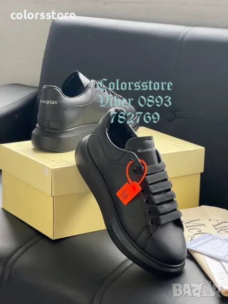 Мъжки черни кецове Alex@nder McQueen-BR400j, снимка 1