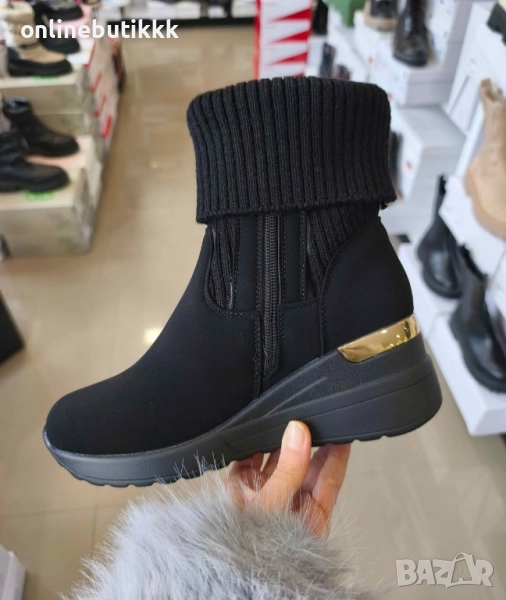 Удобни дамски боти с елегантна визия, снимка 1