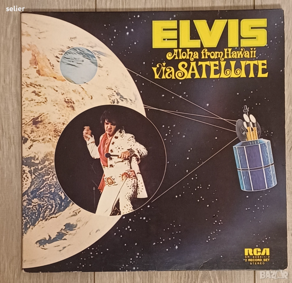 Elvis ‎– Aloha From Hawaii Via Satellite Двойна плоча-Gatefold Издание 🇩🇪 GERMANY 1979г Състояние , снимка 1