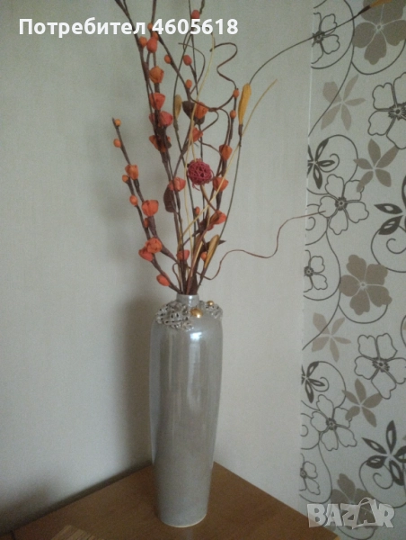 Керамична ваза ръчна изработка , снимка 1