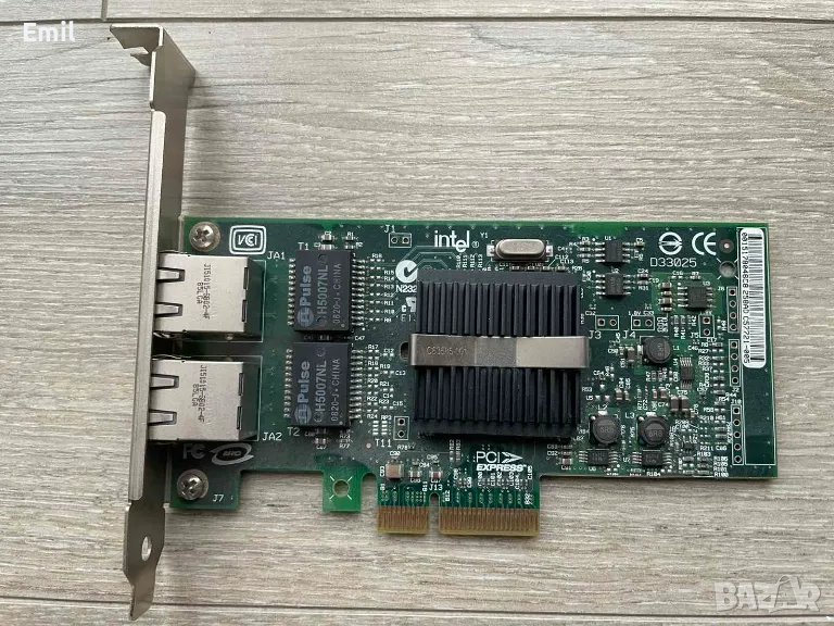 Intel Pro PCI Express Dual Port Gigabit Server Adapter, снимка 1