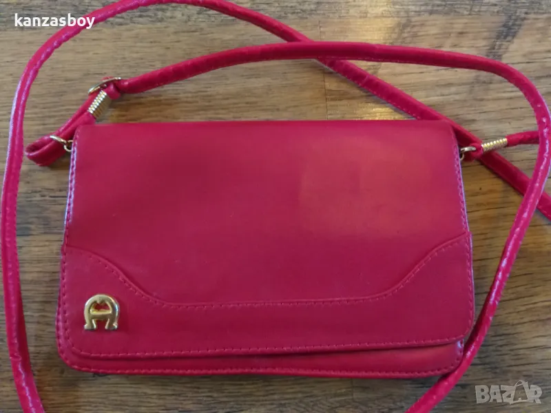 aigner small red bag - малка дамска чанта , снимка 1