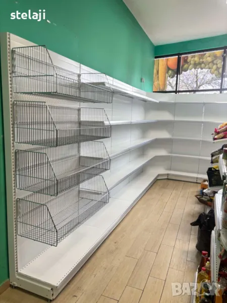 Стелажи за магазин нови - крайстенни и островни, снимка 1