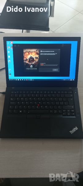 Лаптоп ThinkPad T480 TouchScreen i7 8650U 16GB 256SSD Nvidia MX150 2 батерии, снимка 1